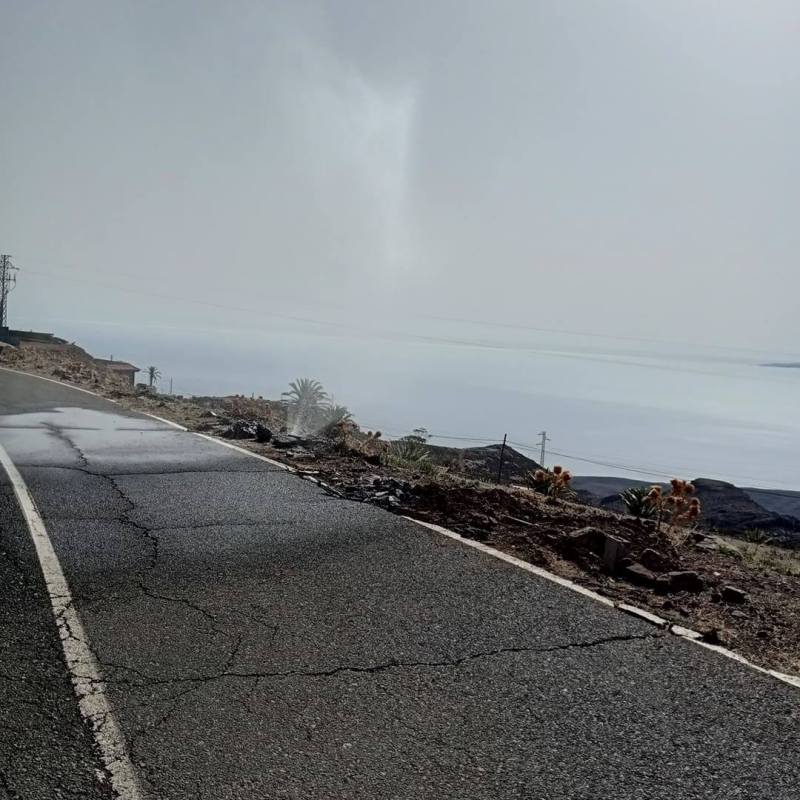 Iniciativa por La Gomera (IxLG) reclama actuaciones de mejora en la carretera de La&nbsp;Dama